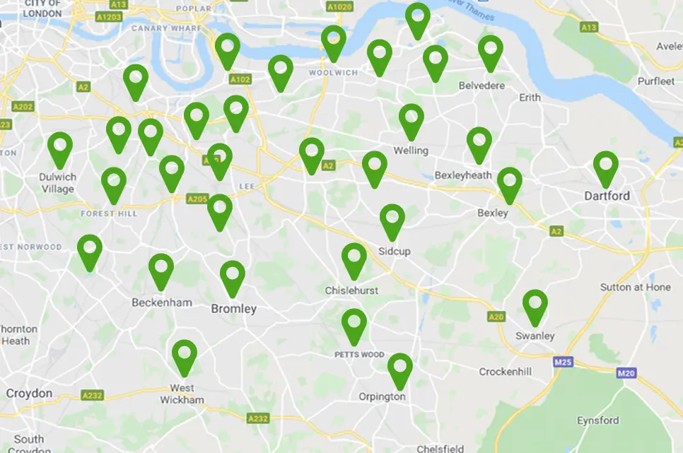 Areas covered by Eltham Boiler Engineers Areas covered by Eltham Heating Engineers